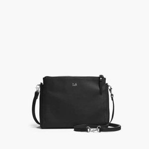 Lo & Sons "The Pearl" Crossbody Bag in Black